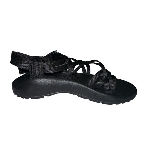 New Open Chaco Womens ZX2 Classic Sandals 6 Black Adjustable Strap - Picture 6 of 10